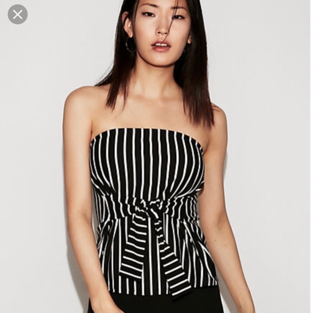 Express strapless top